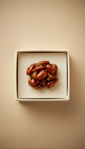 Toffee Almond Cluster in Ivory Box